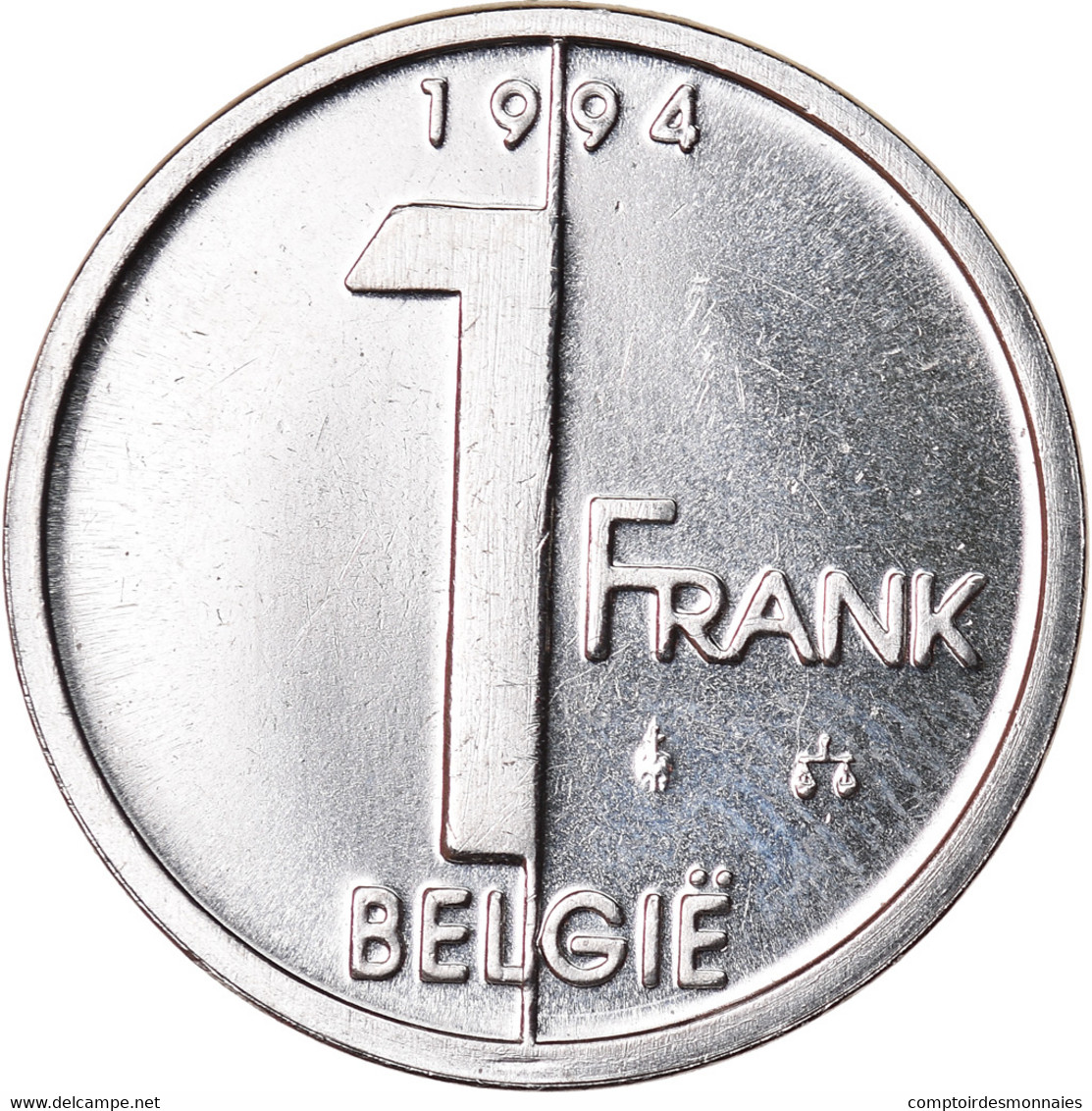 Monnaie, Belgique, Albert II, Franc, 1994, Bruxelles, FDC, Nickel Plated Iron - 1 Franc