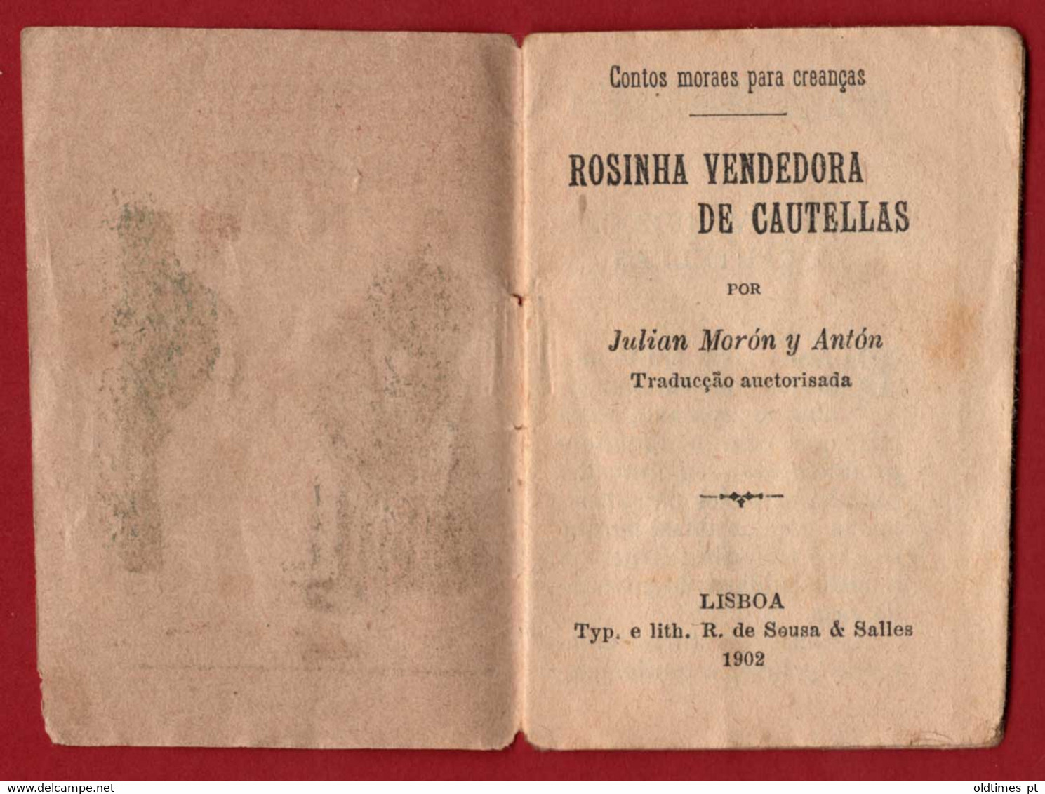 PORTUGAL - ROSINHA VENDEORA DE CAUTELAS - BRINDE DA FABRICA DE DROPS E BOMBONS COSTA E JUNOY - 1902 MINI BOOK - Giovani