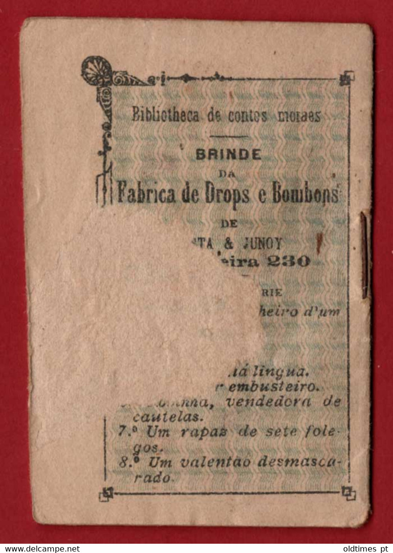 PORTUGAL - ROSINHA VENDEORA DE CAUTELAS - BRINDE DA FABRICA DE DROPS E BOMBONS COSTA E JUNOY - 1902 MINI BOOK - Junior