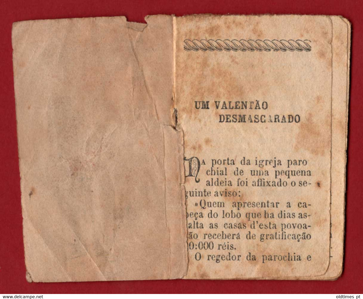 PORTUGAL - UM VALENTAO DESMASCARADO - BRINDE DA FABRICA DE DROPS E BOMBONS COSTA E JUNOY - 1902 MINI BOOK - Giovani