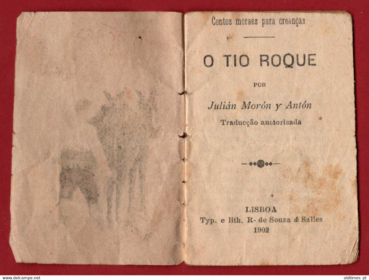 PORTUGAL - O TIO ROQUE - BRINDE DA FABRICA DE DROPS E BOMBONS COSTA E JUNOY - 1902 MINI BOOK - Giovani