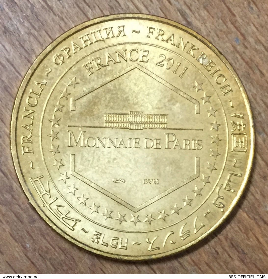 75018 PARIS ÉGLISE SAINT-PIERRE MONTMARTRE MDP 2011 MÉDAILLE MONNAIE DE PARIS JETON TOURISTIQUE MEDALS COINS TOKENS - 2011