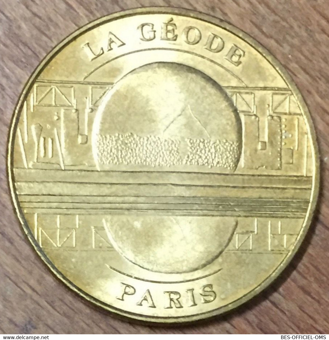 75019 PARIS LA GÉODE ET SON REFLET MDP 2011 MÉDAILLE MONNAIE DE PARIS JETON TOURISTIQUE MEDALS COINS TOKENS - 2011