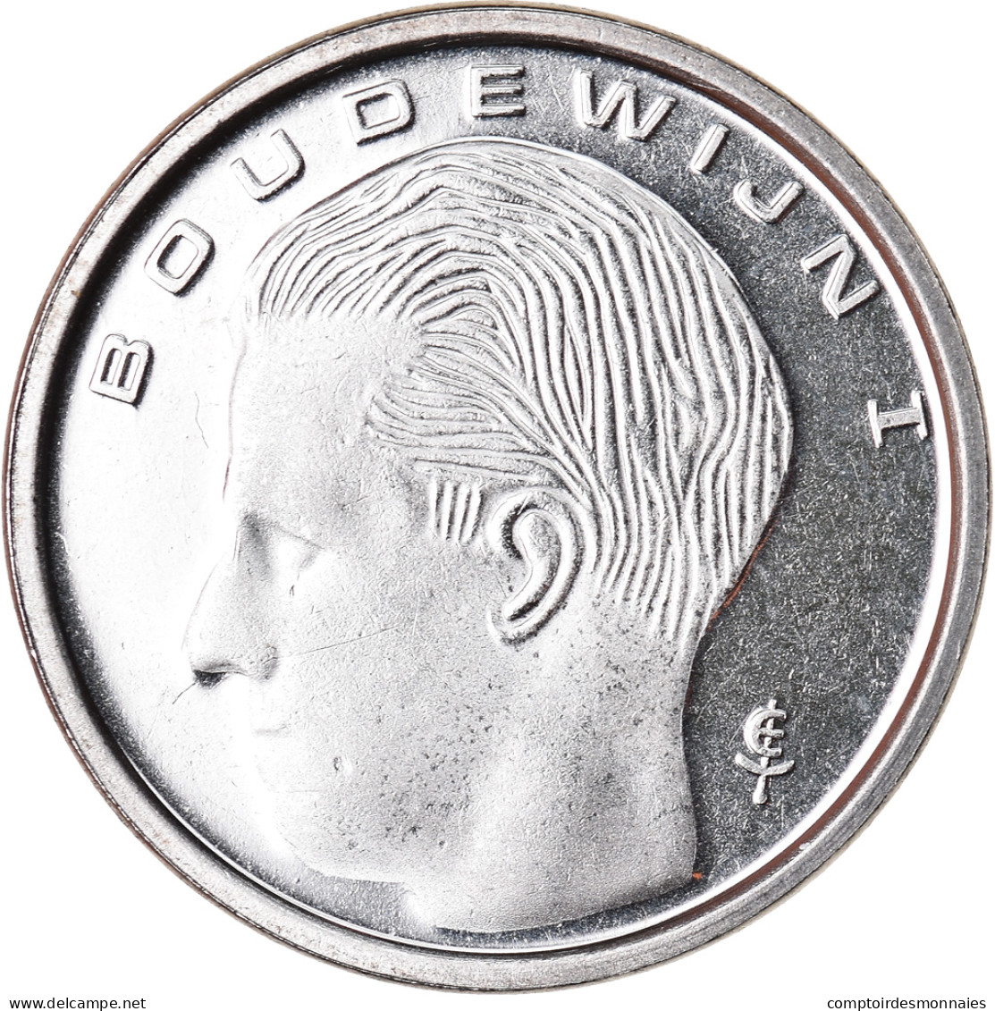 Monnaie, Belgique, Franc, 1992, SPL+, Nickel Plated Iron, KM:171 - 1 Franc