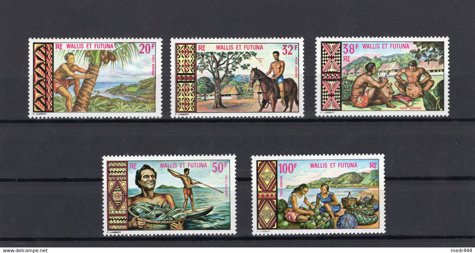 Wallis And Futuna 1969 - Scenes Of Everyday Life - Stamps 5v -  Complete Set - MNH** Excellent Quality - Ongebruikt