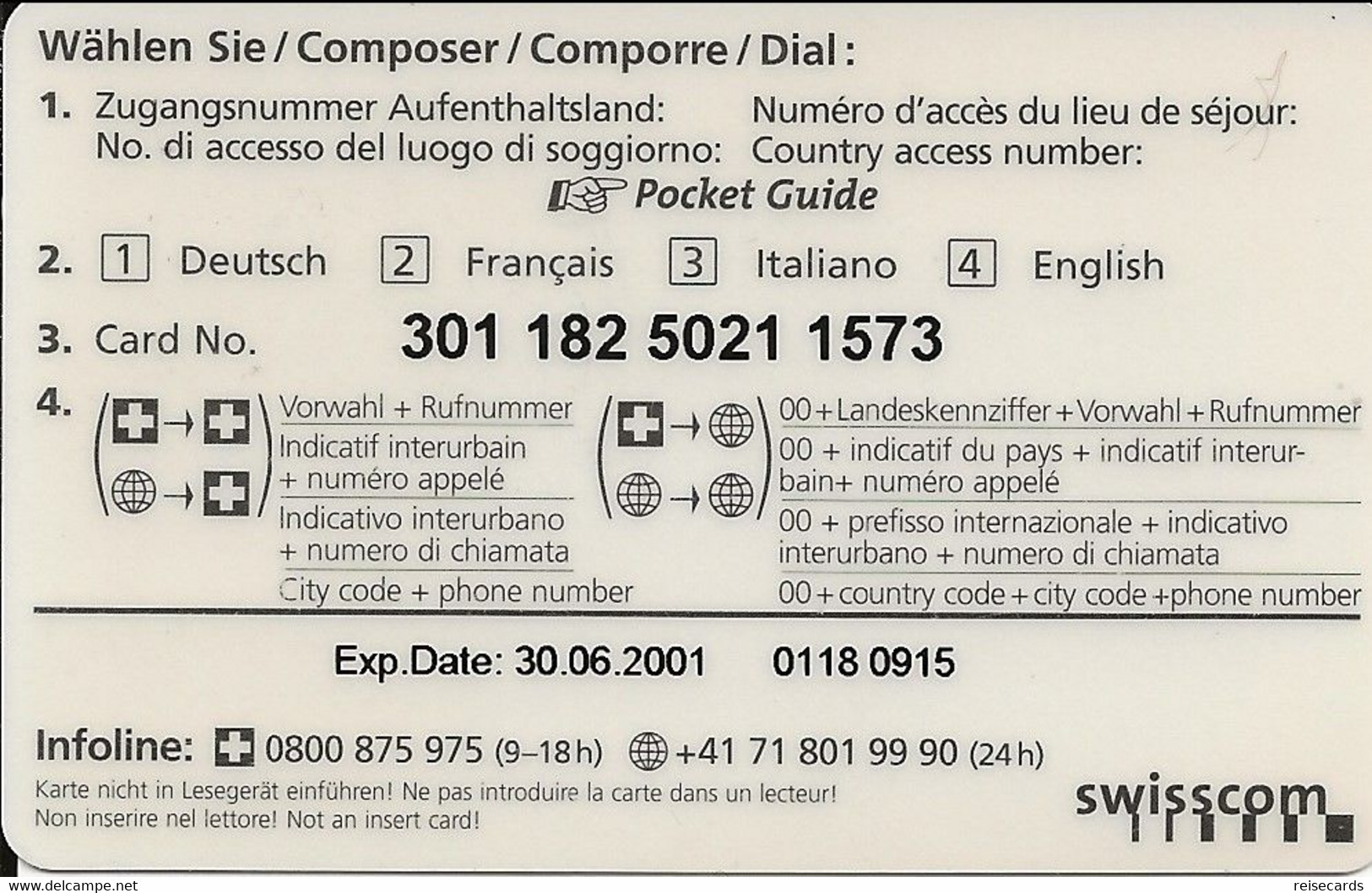 Switzerland: Swisscom International Prepaid - Sion 2006, Olympic Games Candidate - Schweiz