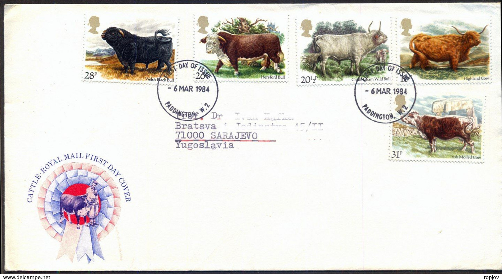 UK - BRITISH  CATTLE - 1984 - Farm