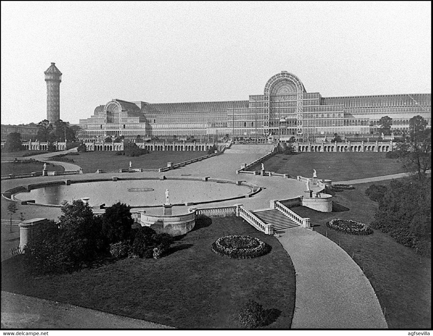 INGLATERRA. MEDALLA INAUGURACIÓN DEL CRYSTAL PALACE. 1.854. BRITISH MEDAL - Professionals/Firms