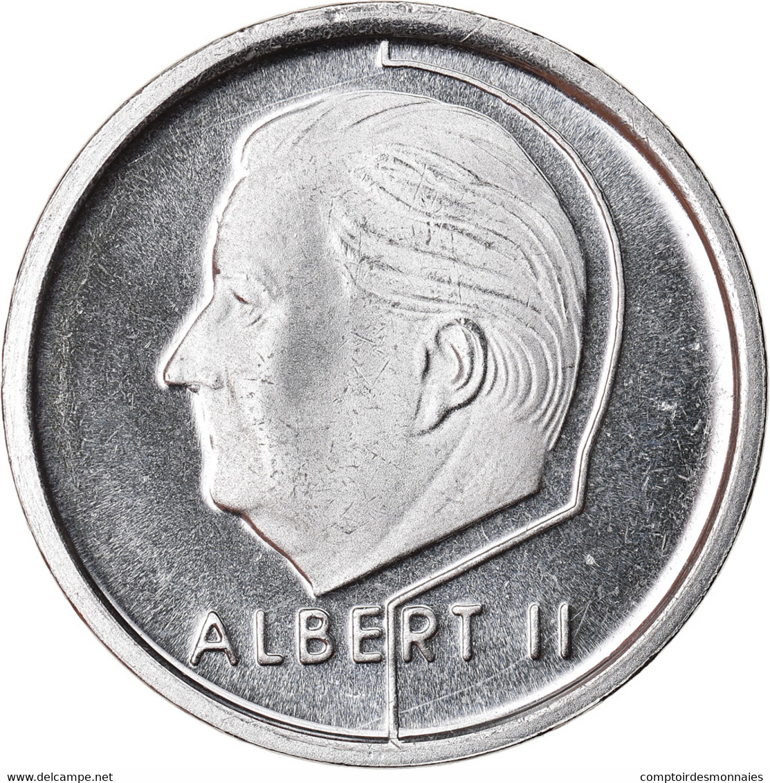 Monnaie, Belgique, Albert II, Franc, 1995, FDC, Nickel Plated Iron, KM:188 - 1 Frank
