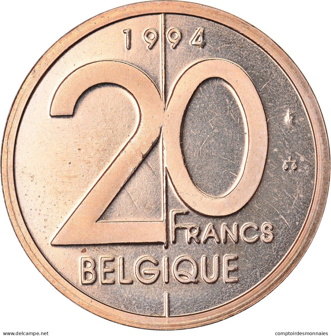 Monnaie, Belgique, Albert II, 20 Francs, 20 Frank, 1994, Bruxelles, FDC - 20 Francs