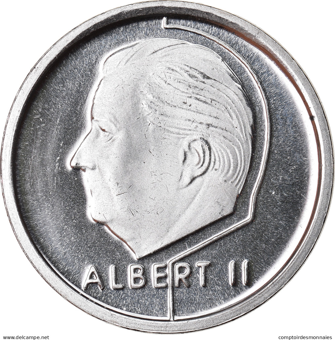 Monnaie, Belgique, Albert II, Franc, 1995, FDC, Nickel Plated Iron, KM:188 - 1 Frank