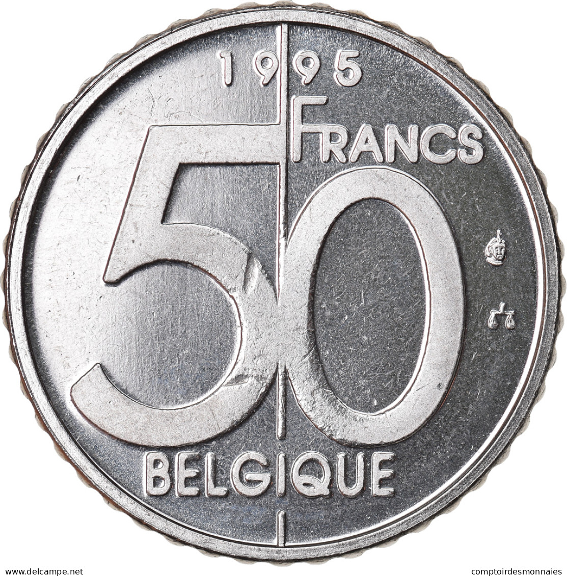 Monnaie, Belgique, Albert II, 50 Francs, 50 Frank, 1995, Bruxelles, FDC, Nickel - 50 Frank