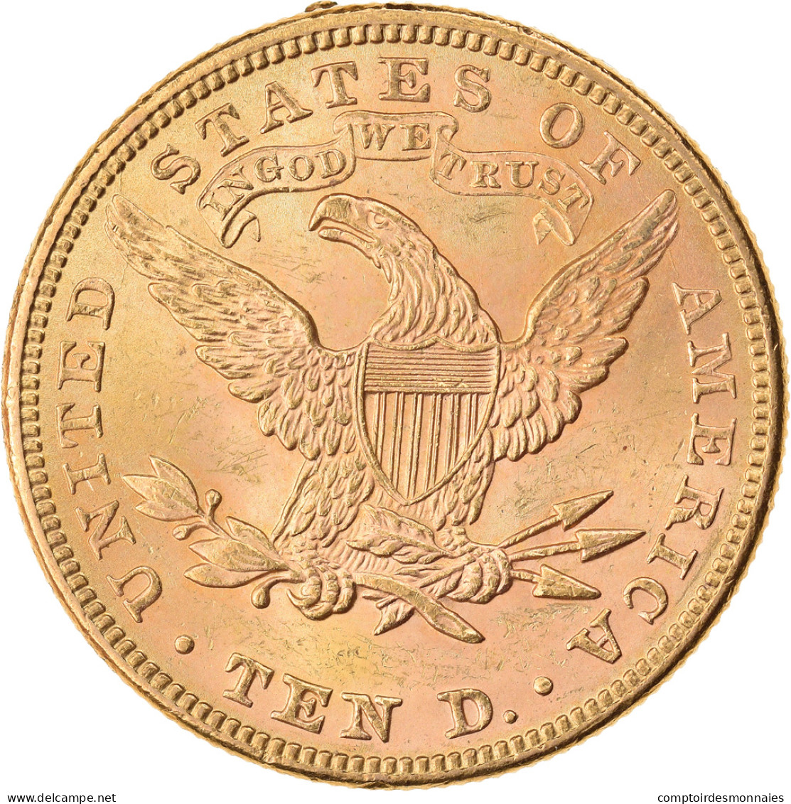 Monnaie, États-Unis, Coronet Head, $10, Eagle, 1894, U.S. Mint, Philadelphie - 10$ - Eagles - 1866-1907: Coronet Head