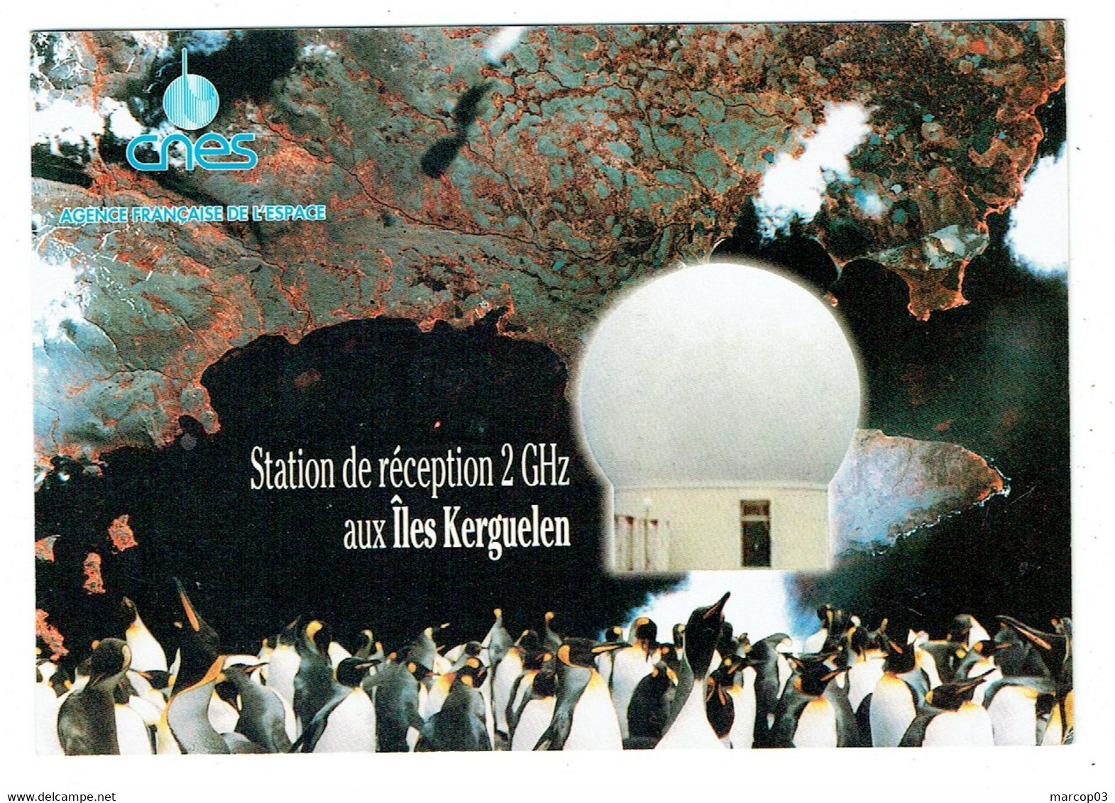 ARCHIPEL DES KERGUELEN Station 2 GHz Du CNES - TAAF : Terres Australes Antarctiques Françaises