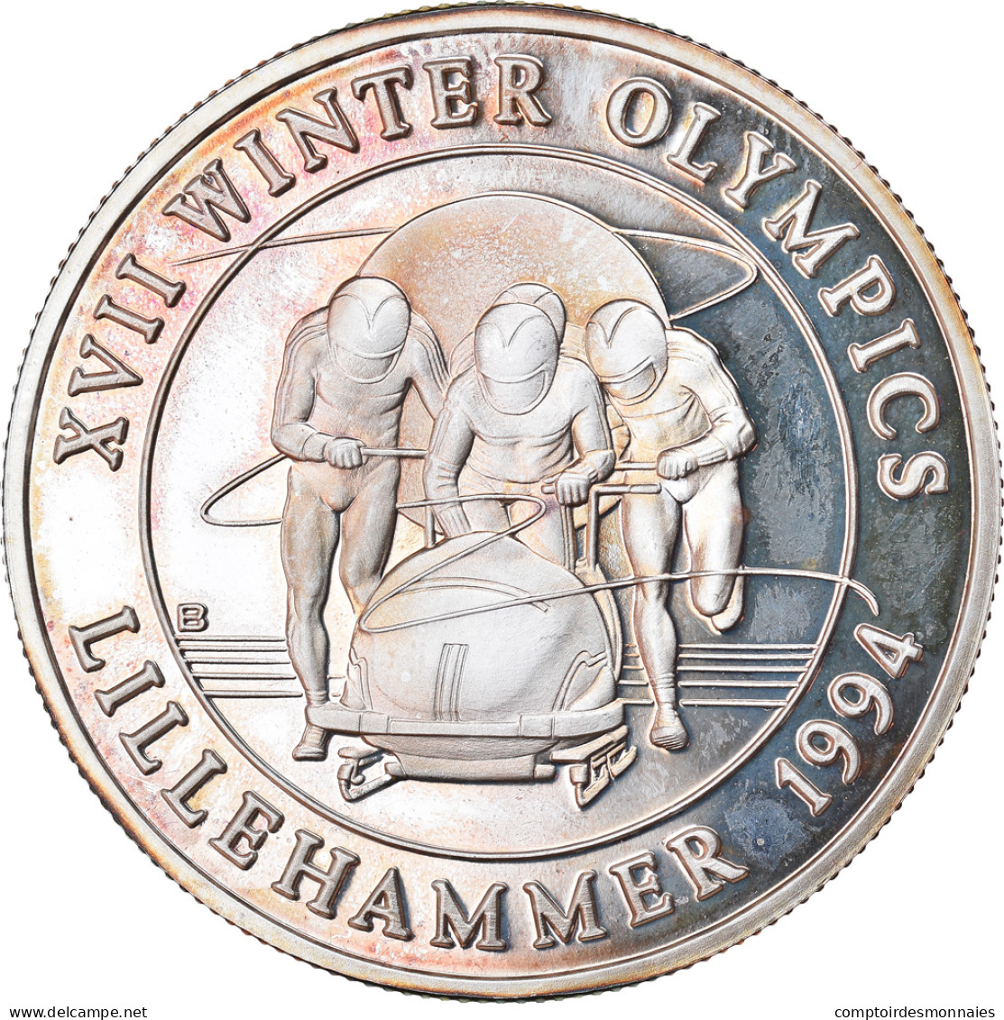 Monnaie, TURKS & CAICOS ISLANDS, 20 Crowns, 1993, Proof, FDC, Argent, KM:Pn1 - Turks & Caicos (Îles)