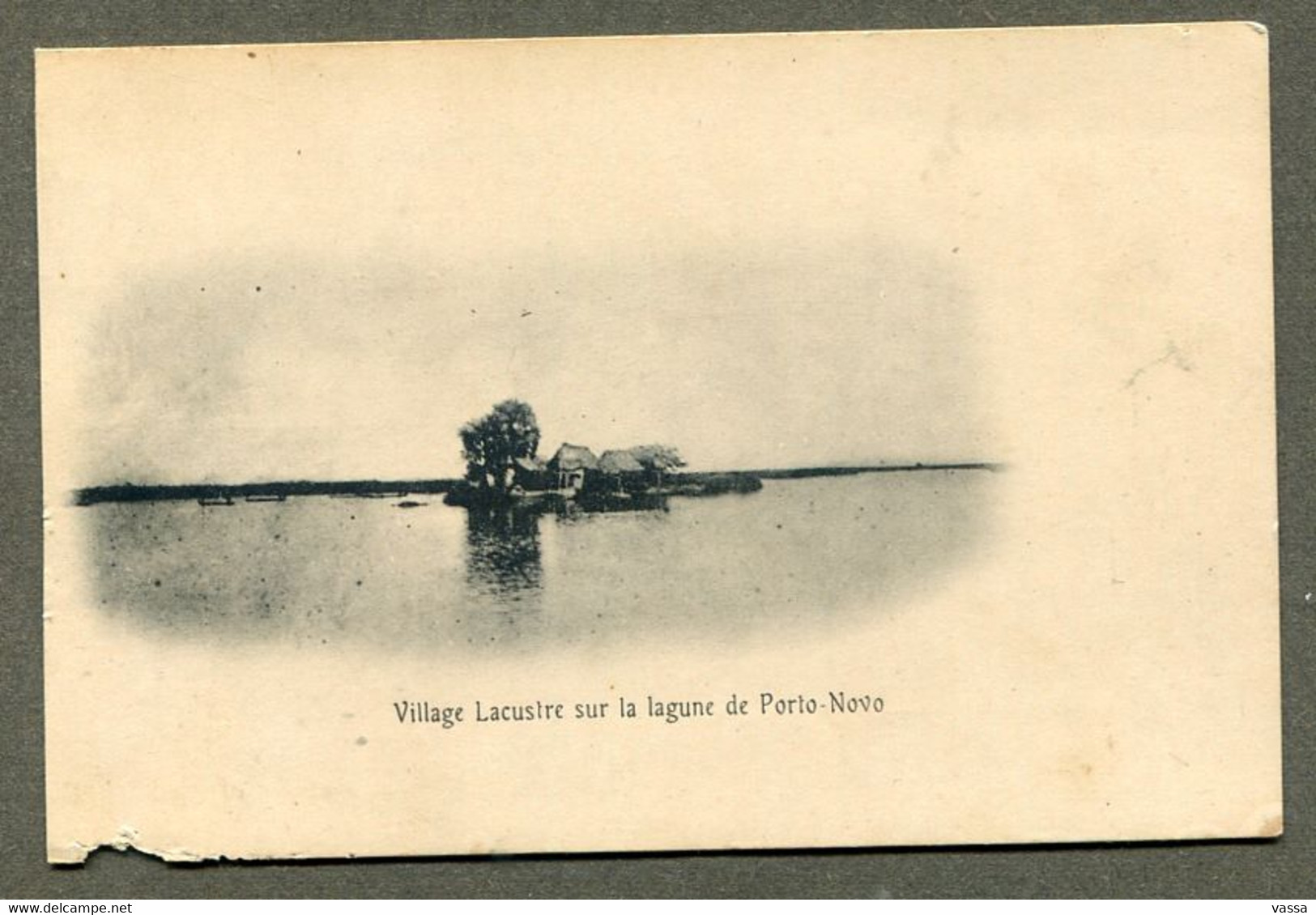 Type 1900 . DAHOMEY. Village Lacustre Sur La Lacune De Porto Novo . Benin. - Dahomey