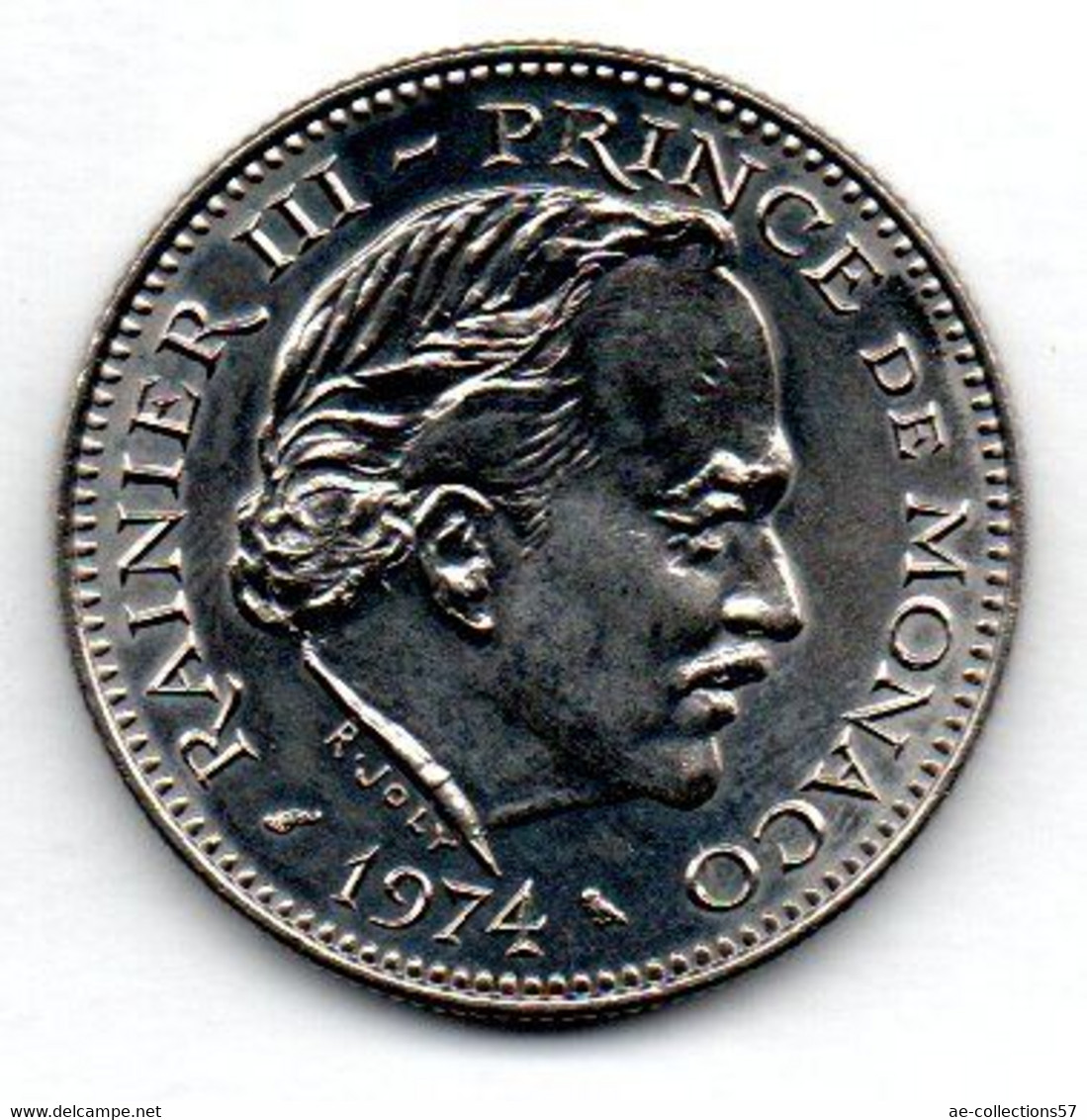 Monaco - 5 Francs 1974  --  état  SUP - 1960-2001 New Francs