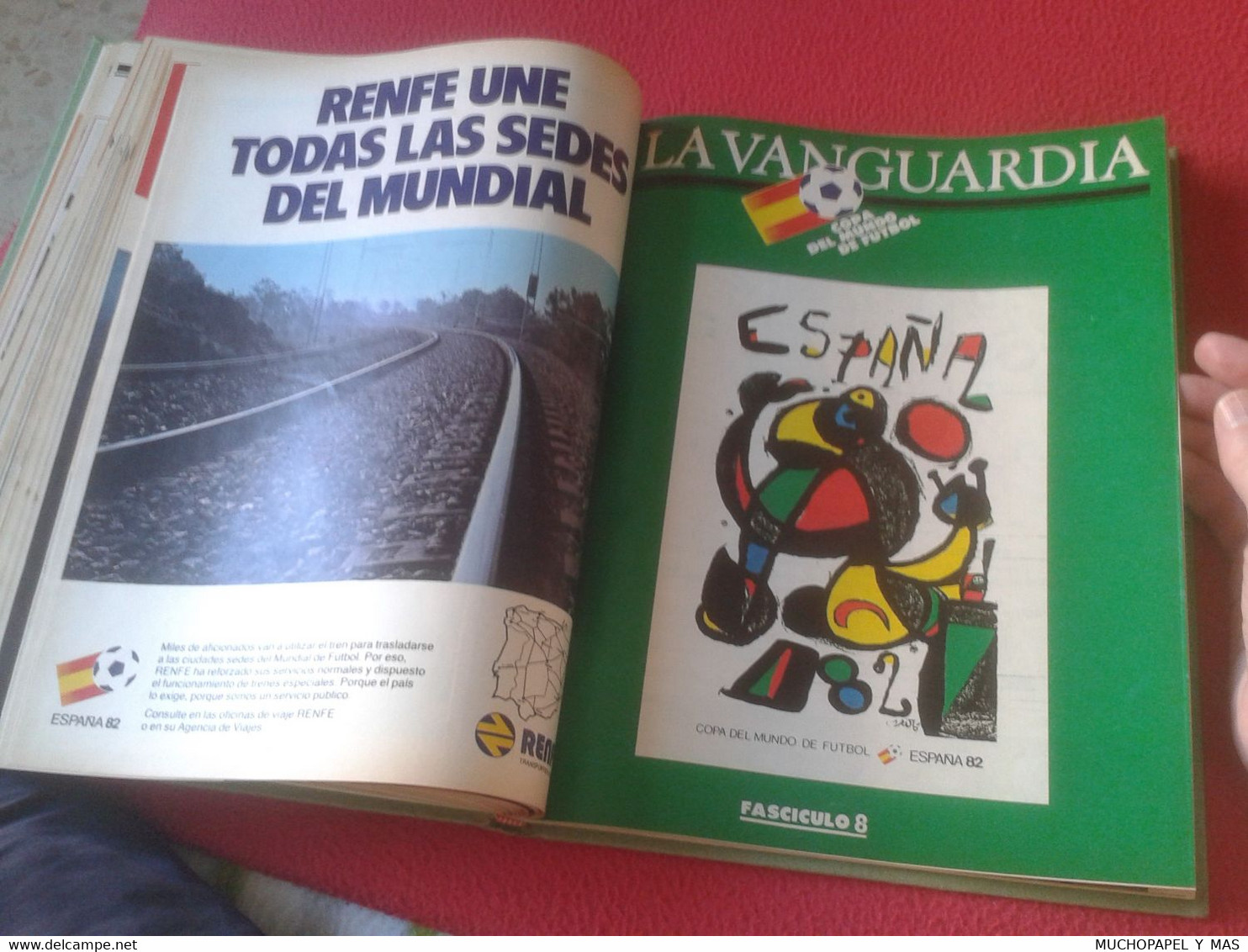 LIBRO DE FÚTBOL HISTORIA LOS MUNDIALES DE FÚTBOL 1930-1982 WORLD CUP FOOTBALL HISTORY LA VANGUARDIA. SOCCER CHAMPIONSHIP