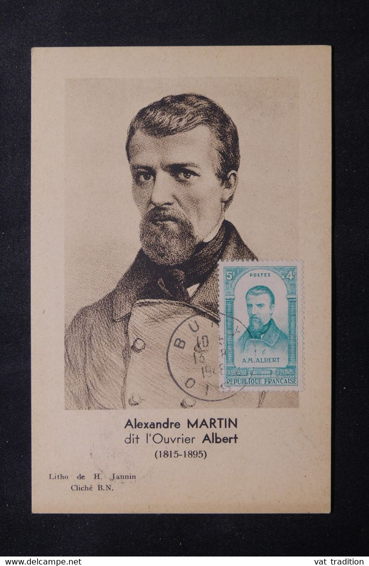 FRANCE - Carte Maximum En 1948 - Alexandre Martin - L 73654 - 1940-1949