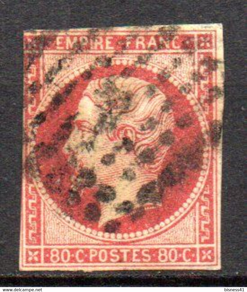 France 1854 Empire Franc N° 17A Oblitéré   Cote : 70,00€ - 1853-1860 Napoléon III