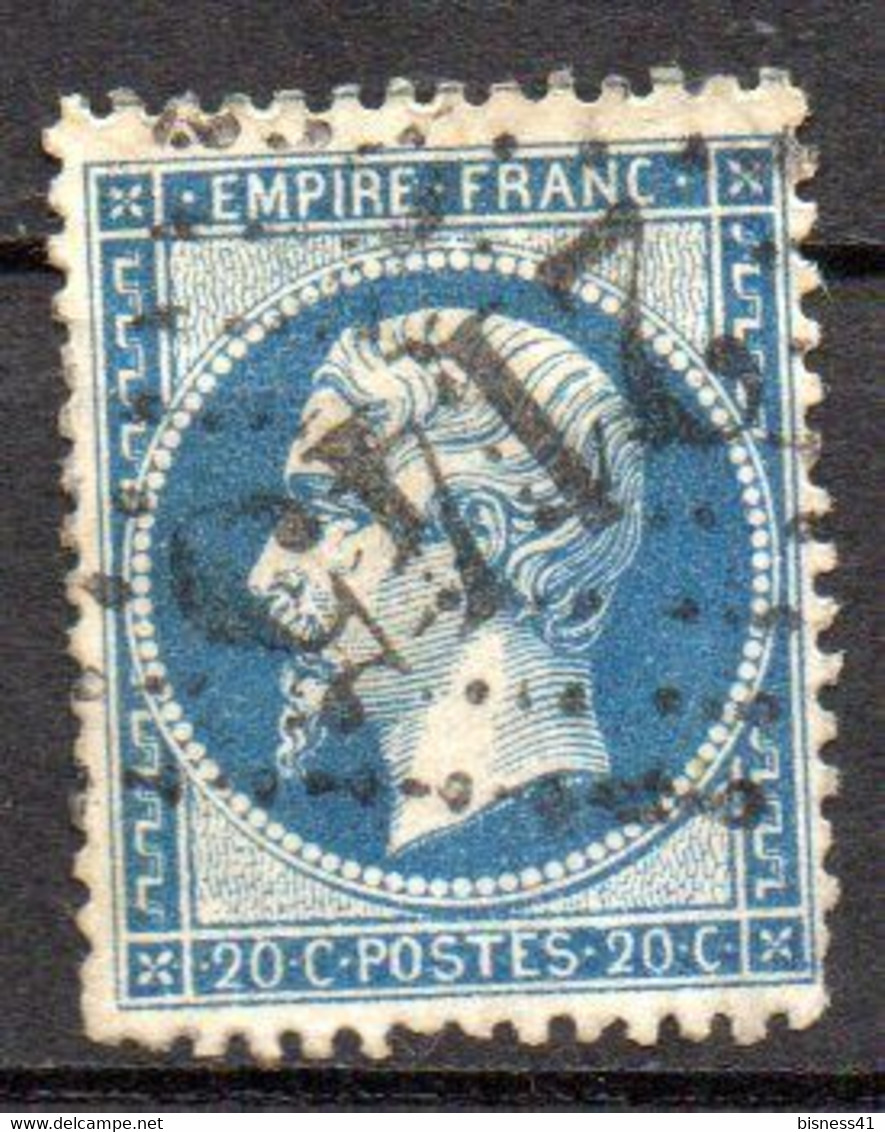 France 1862 Empire Franc N° 22 Oblitéré GC 2145  Cote : 2,00€ - 1862 Napoleon III