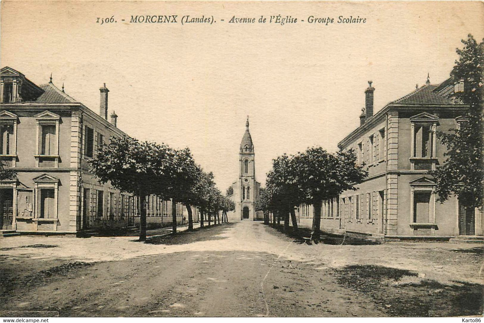 Morcenx * Avenue De L'église * Groupe Scolaire * école - Morcenx