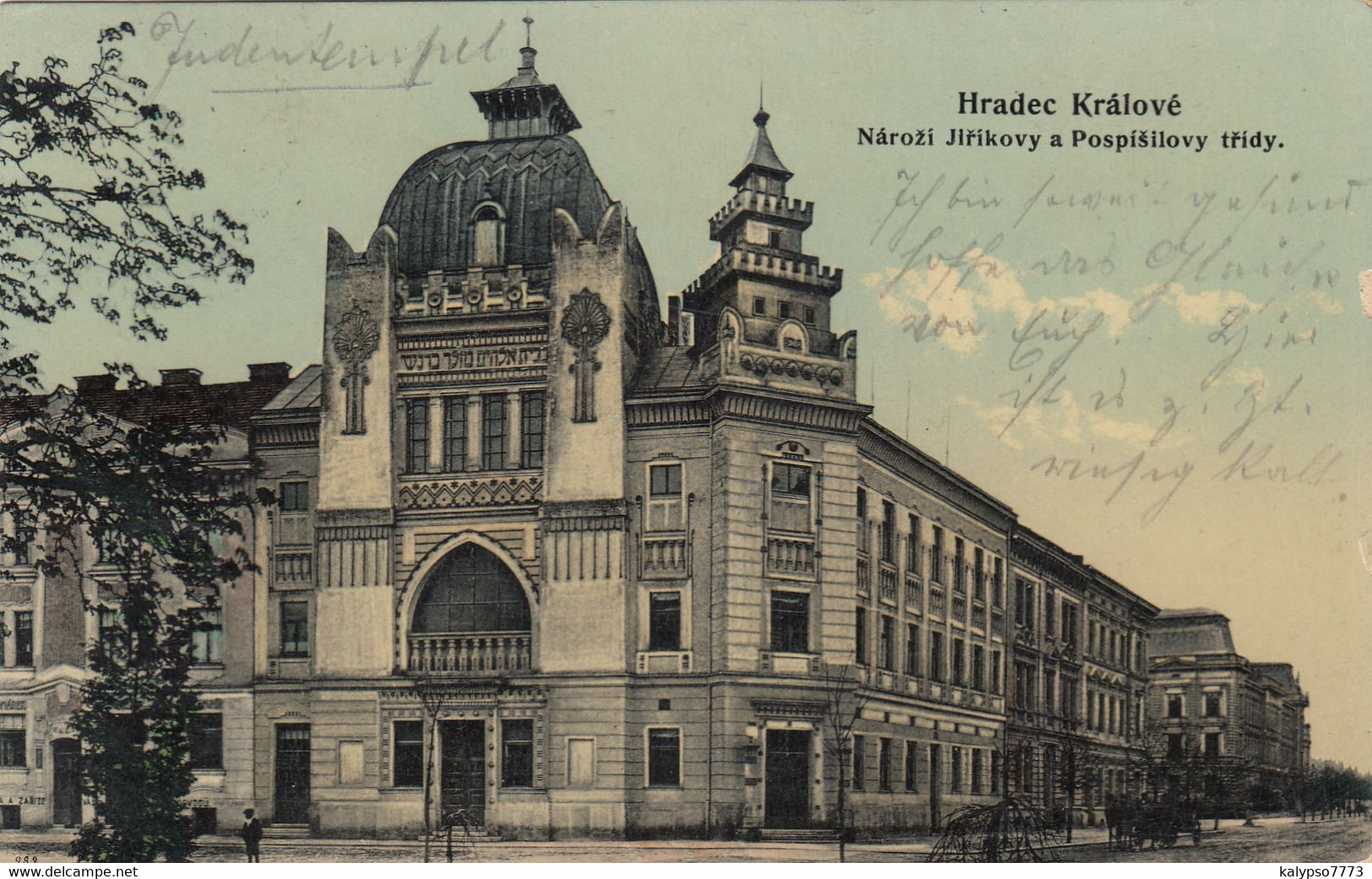 Hradec Kralove -1909 / Czech / , Synagoge , Synagogue , Judaica , Judaika - Judaisme