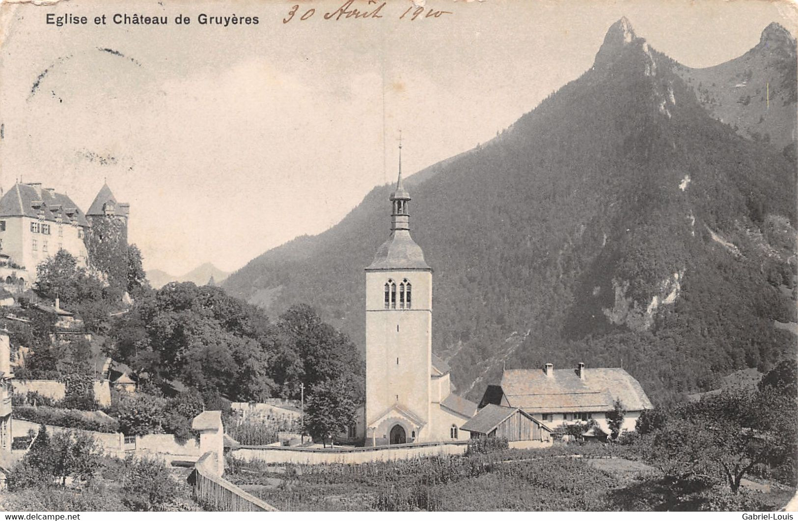 Eglise Et Château De Gruyères - Gruyères