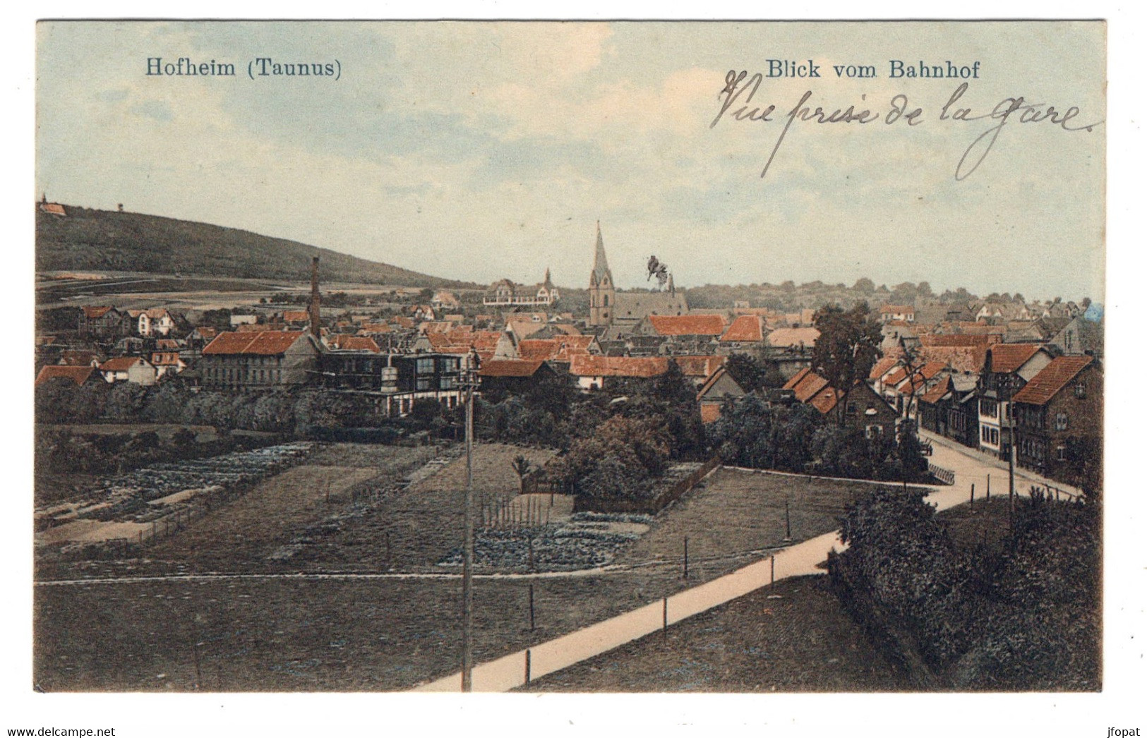 ALLEMAGNE - HOFHEIM Am TAUNUS Blick Vom Bahnhof (voir Descriptif) - Hofheim