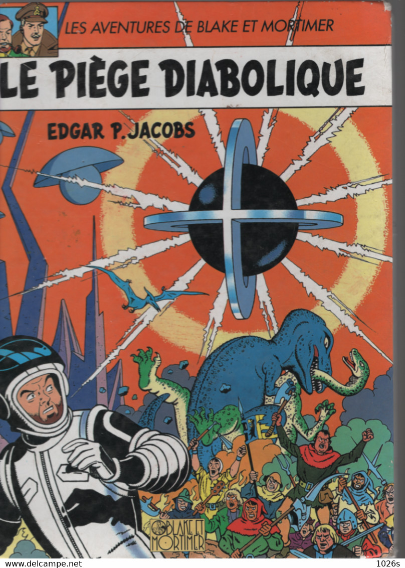 B.D.BLAKE ET MORTIMER -LE PIEGE DIABOLIQUE -  E.O. 1998 POUR ESSO - Blake & Mortimer