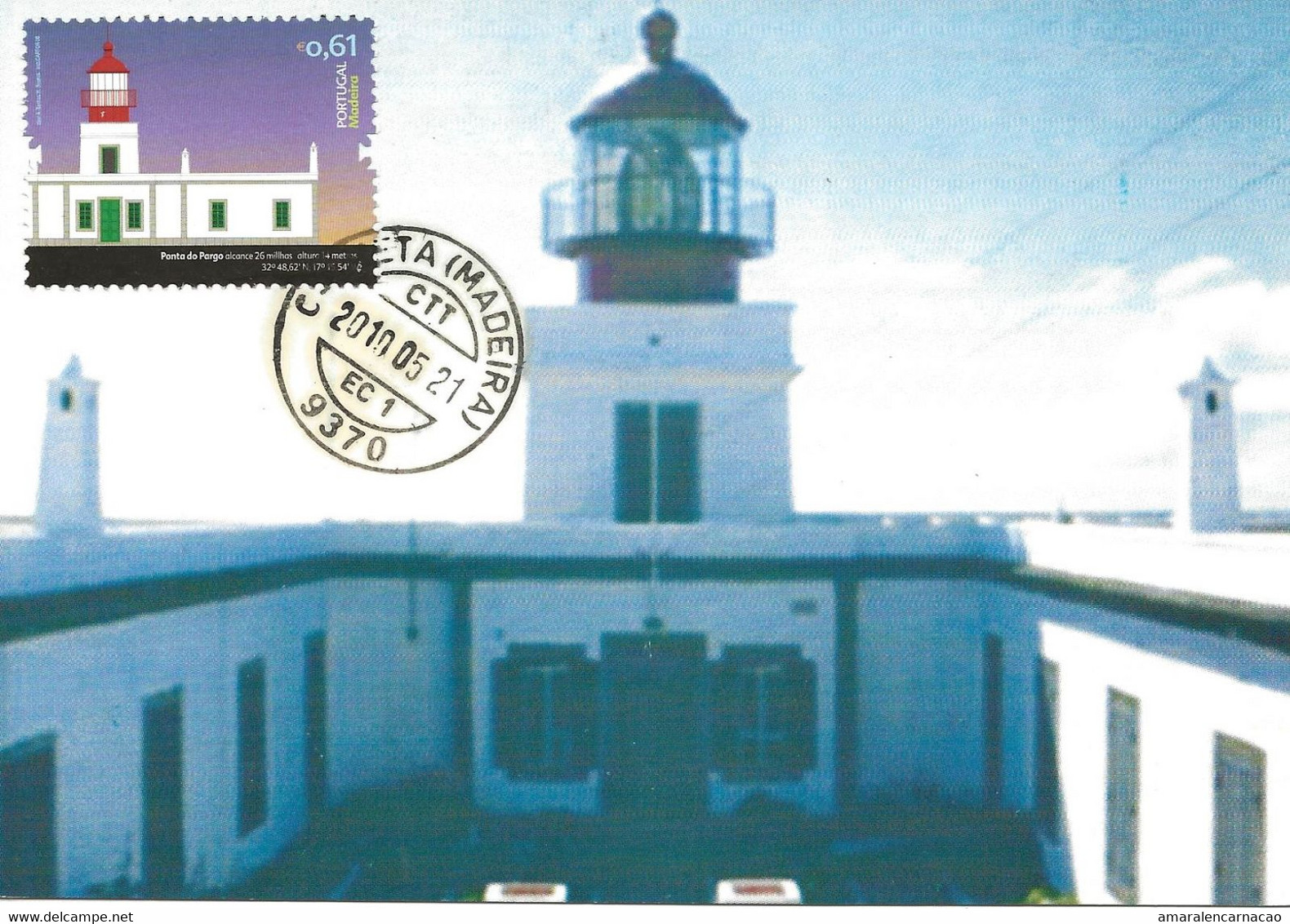 CARTE MAXIMUM - MAXIMUM KARTE - MAXIMUM CARD - PORTUGAL (MADEIRA) - PHARES - PHARE PONTA DO PARGO (CALHETA) - Fari