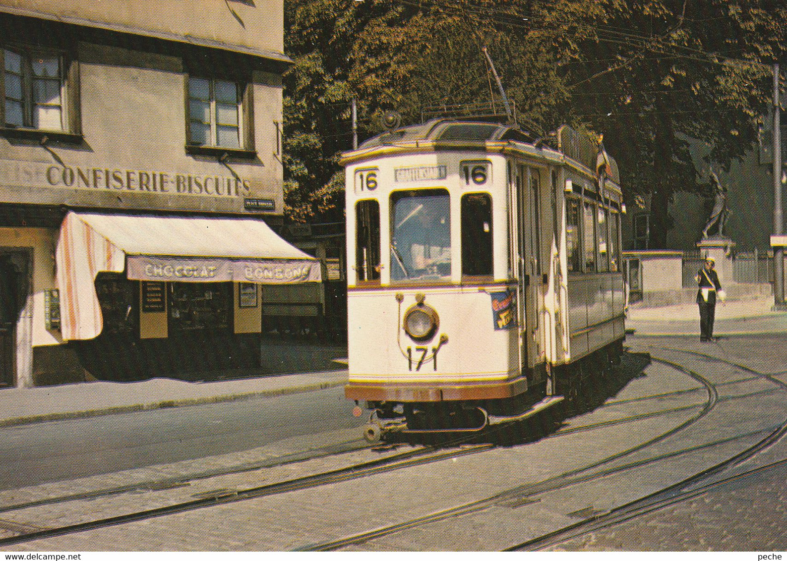 N°6795 R -cpsm Tramways De Strasbourg -motrice 171 Carrel & Fouché - Strassenbahnen