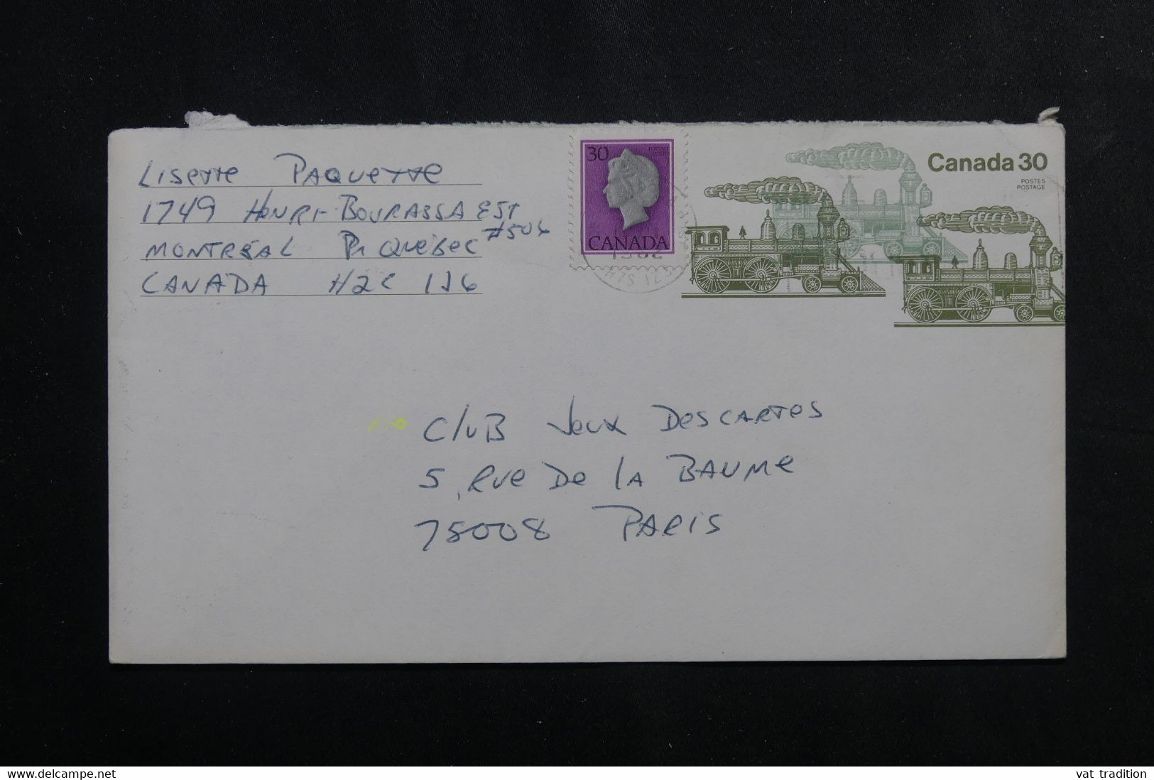 CANADA - Entier Postal + Complément De Montréal Pour La France - L 73729 - 1953-.... Reign Of Elizabeth II