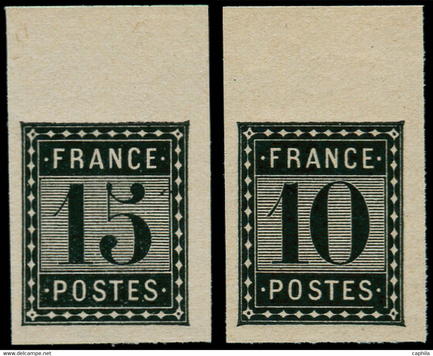 ** FRANCE - Poste - Essai De L'Imprimerie Nationale: 10c. + 15c. Bdf (Spink) - Andere & Zonder Classificatie