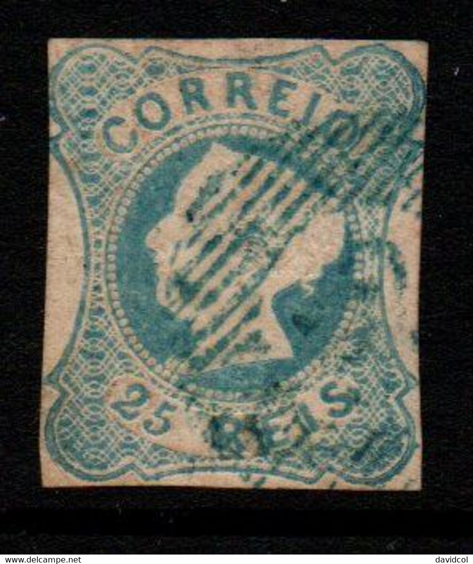 PORT004- PORTUGAL - QUEEN MARIA. SC#:2. USED. SCV (2005):USD$ 19.00 - Used Stamps