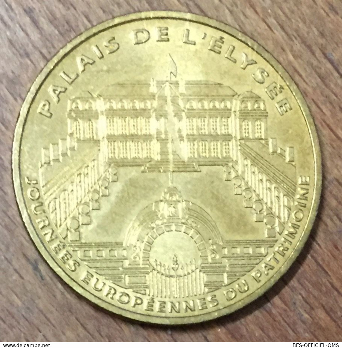 75008 PARIS PALAIS DE L'ÉLYSÉE MDP 2011 MEDAILLE SOUVENIR MONNAIE DE PARIS JETON TOURISTIQUE MEDALS COINS TOKENS - 2011