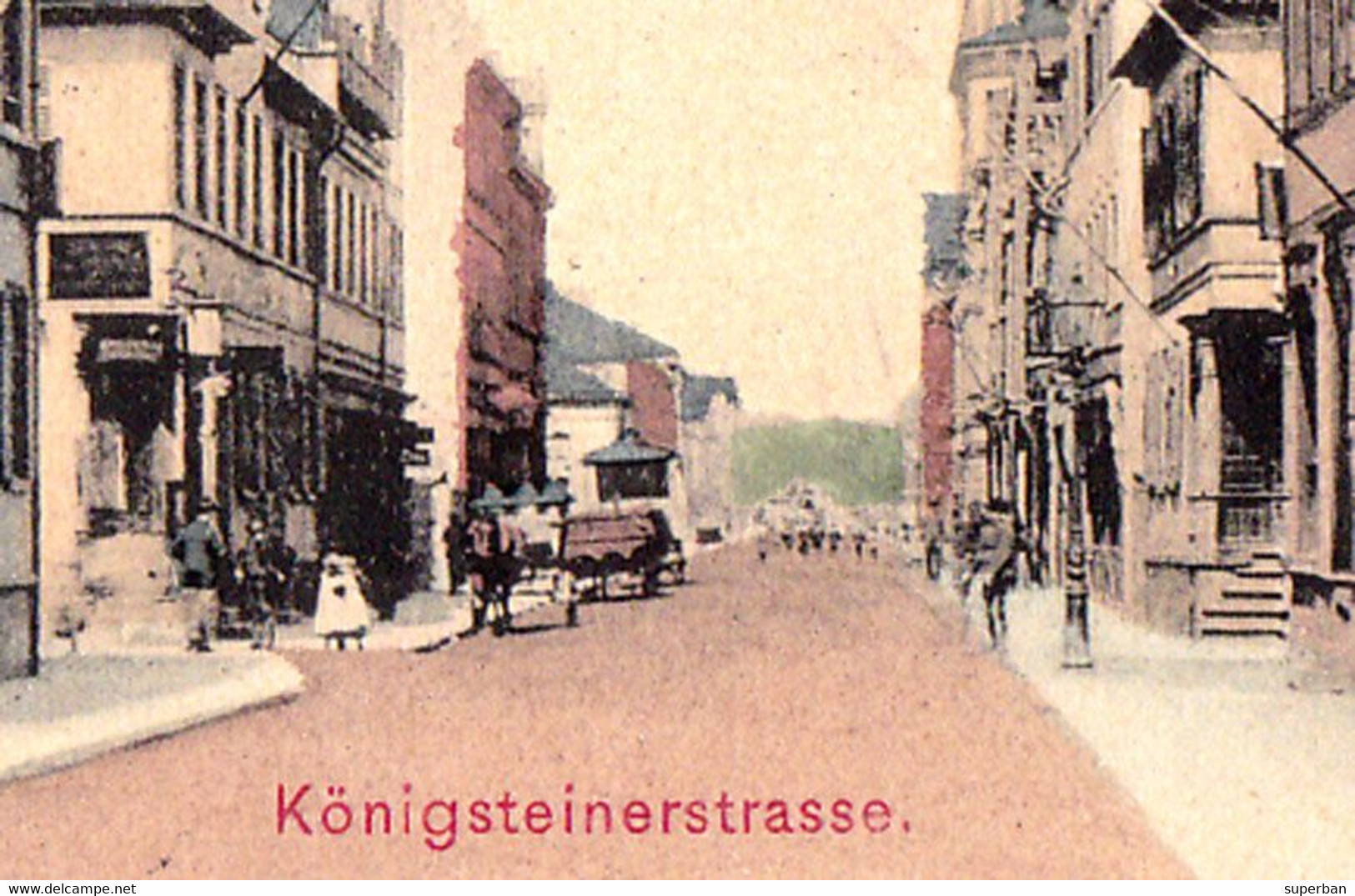 GRUSS Aus HÖCHST A. M. : KÖNIGSTEINERSTRASSE - CARTE POSTALE PRÉCURSEUR / FORERUNNER ~ 1900 - RRR ! (af686) - Höchst