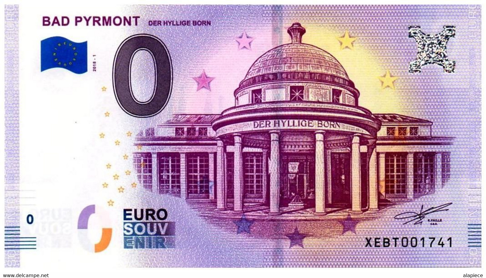 Billet Touristique - 0 Euro - Allemagne - Bad Pyrmont (2018-1) - Privatentwürfe