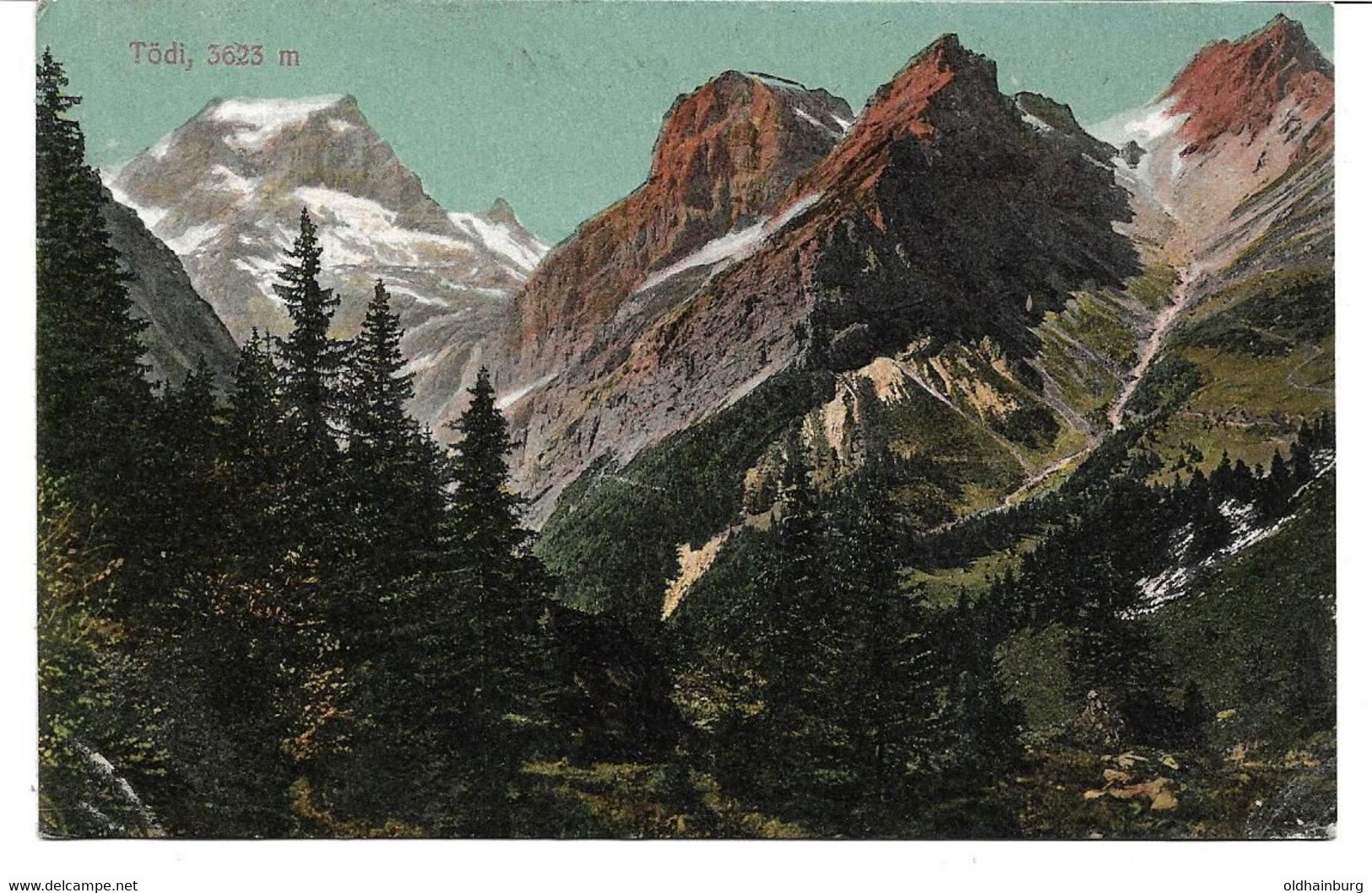 4077r: AK Linthal, Tödl, Gelaufen 1912 Nach Jenbach In Tirol - Linthal