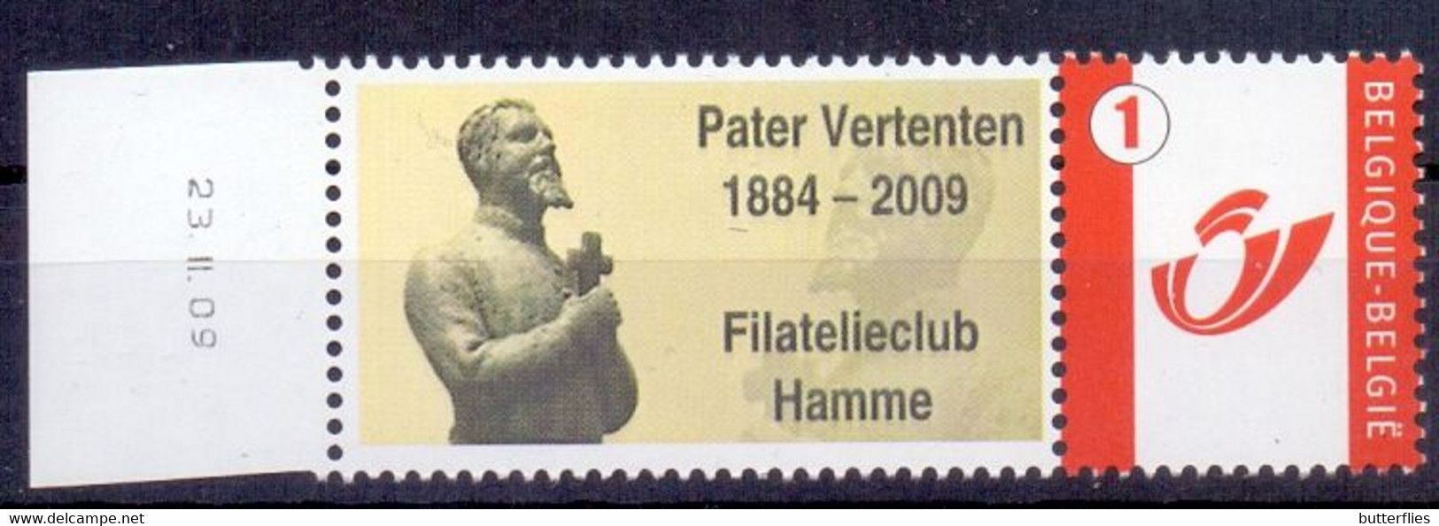 Belgie - 2009 - ** Duo Stamp  - Filatelieclub - Pater Vertenten ** - Ungebraucht