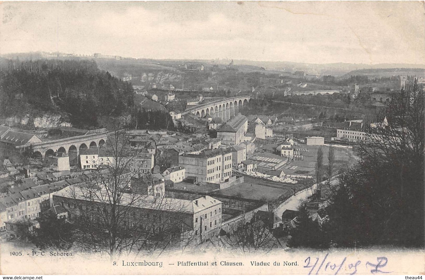 ¤¤   -   LUXEMBOURG   -  Pfaffenthal Et Clausen  -  Viaduc Du Nord       -  ¤¤ - Luxemburg - Stad