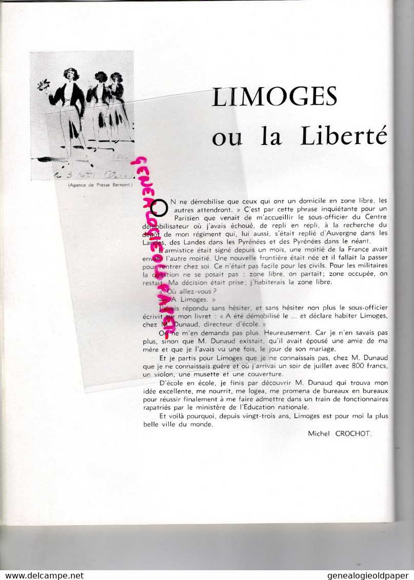 87 -LIMOGES- RARE PROGRAMME GRAND THEATRE 17 MARS 1963-N° 66- LILIANE BERTON-FORTUNIO-ANDRE MESSAGER-JOUINEAU-BOKANOWSKI