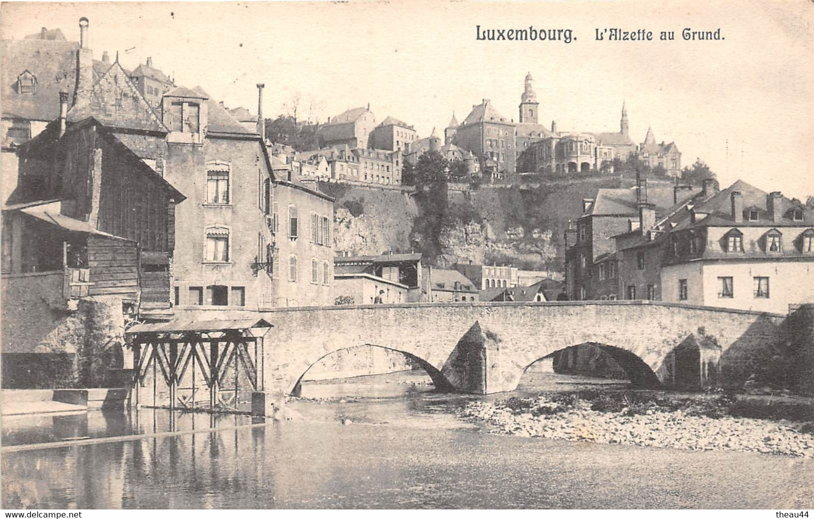 ¤¤   -   LUXEMBOURG   -   L'Alzette Au Grund        -  ¤¤ - Luxembourg - Ville