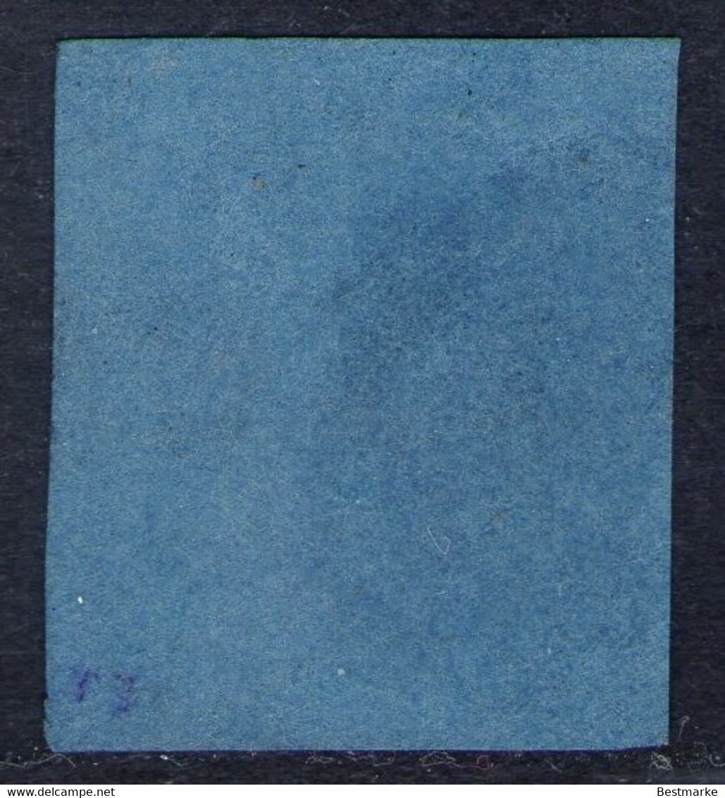 Blauer Einzeiler SANDE Auf 1/10 Thaler Blau - Oldenburg Nr. 2 III - Tadellos - Oldenburg