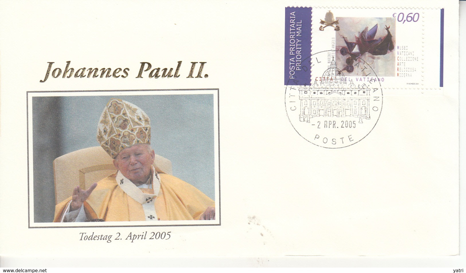 Vaticano (2005) - Morte Di Giovanni Paolo II - Storia Postale