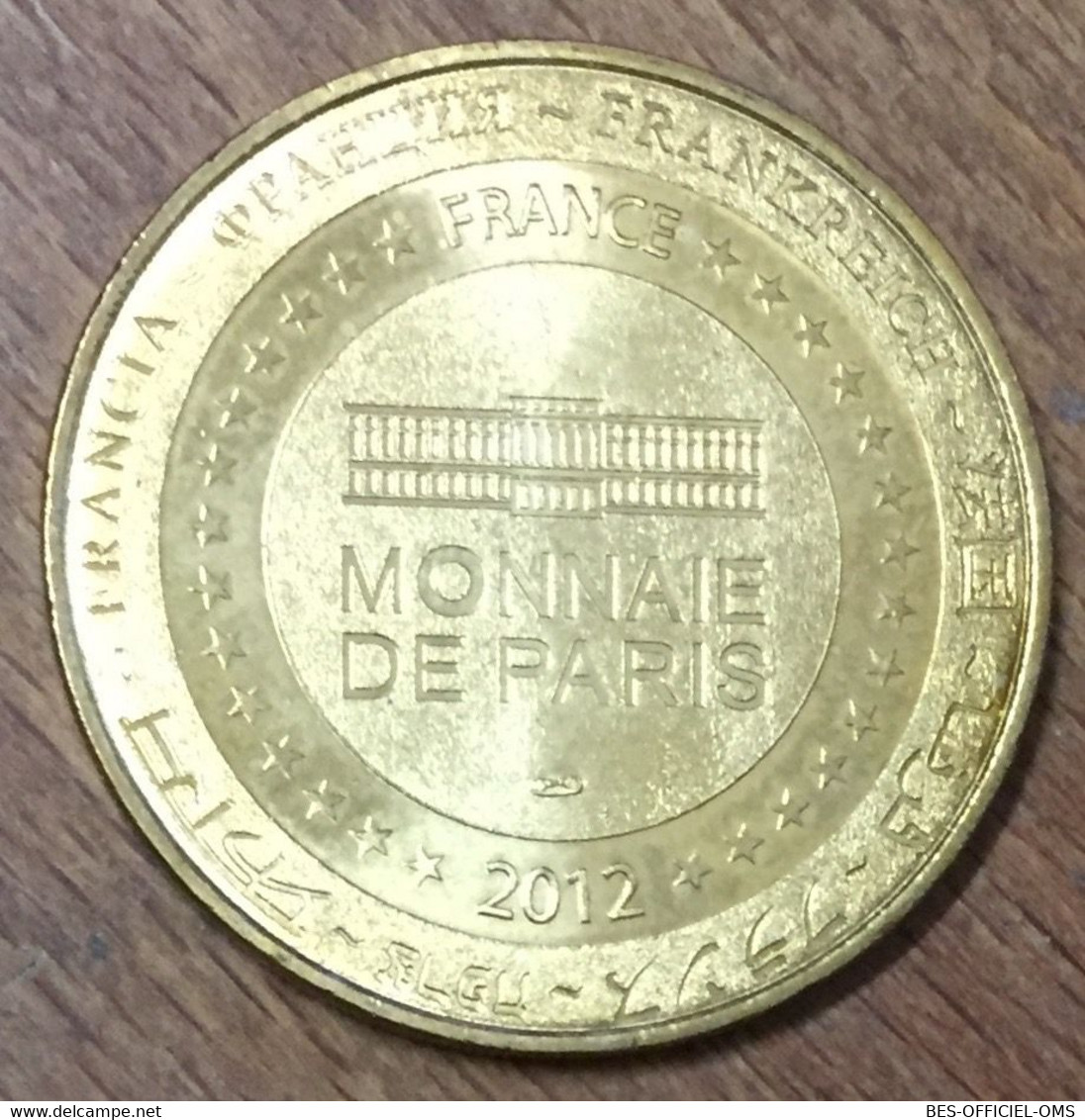 UKRAINE POLAND EURO 2012 DONETSK POLOGNE MÉDAILLE MONNAIE DE PARIS JETON TOURISTIQUE MEDALS COINS TOKENS FOOTBALL - 2012