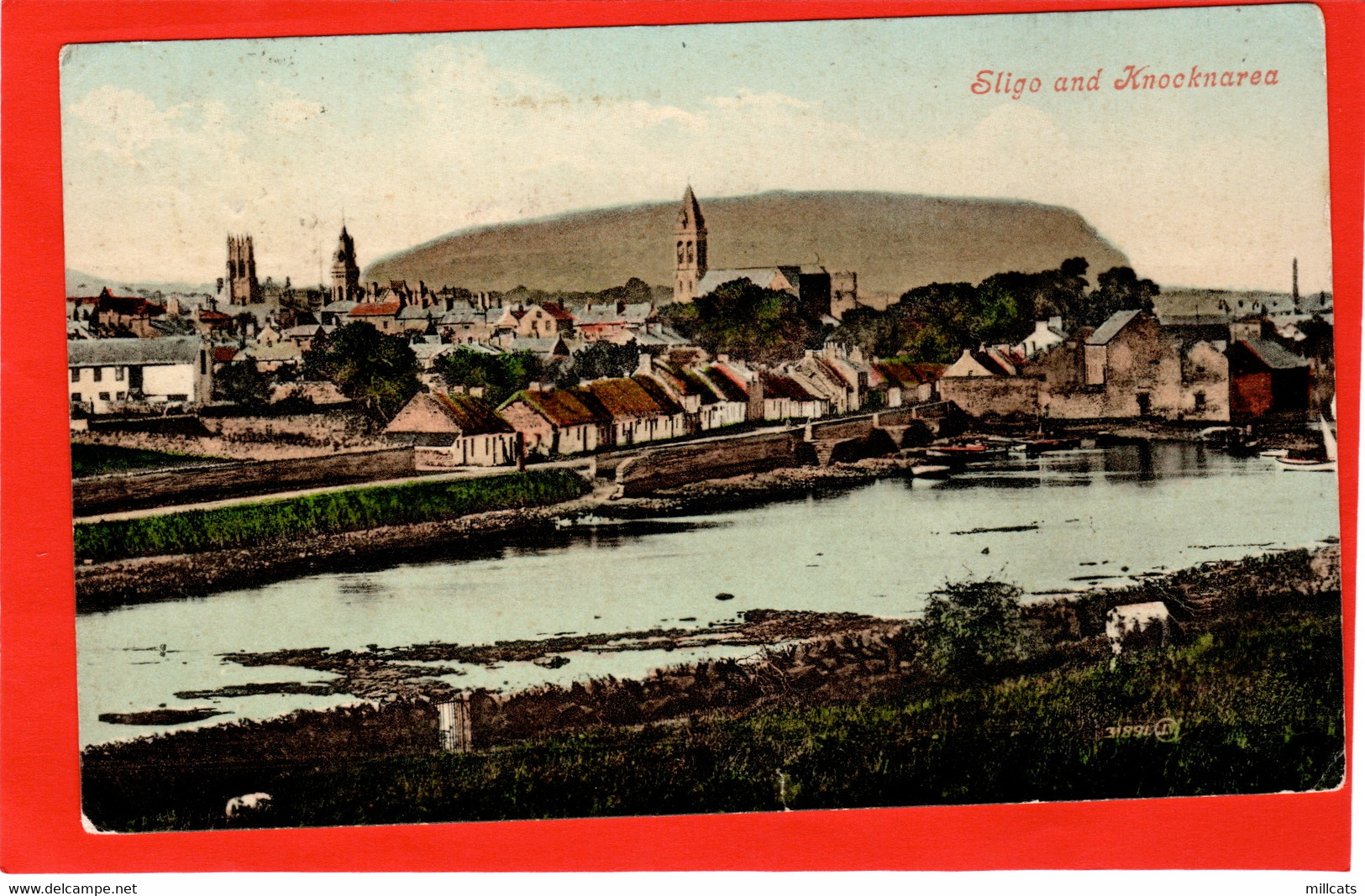 IRELAND CO SLIGO     SLIGO AND KNOCKNAREA Pu 1907 - Sligo