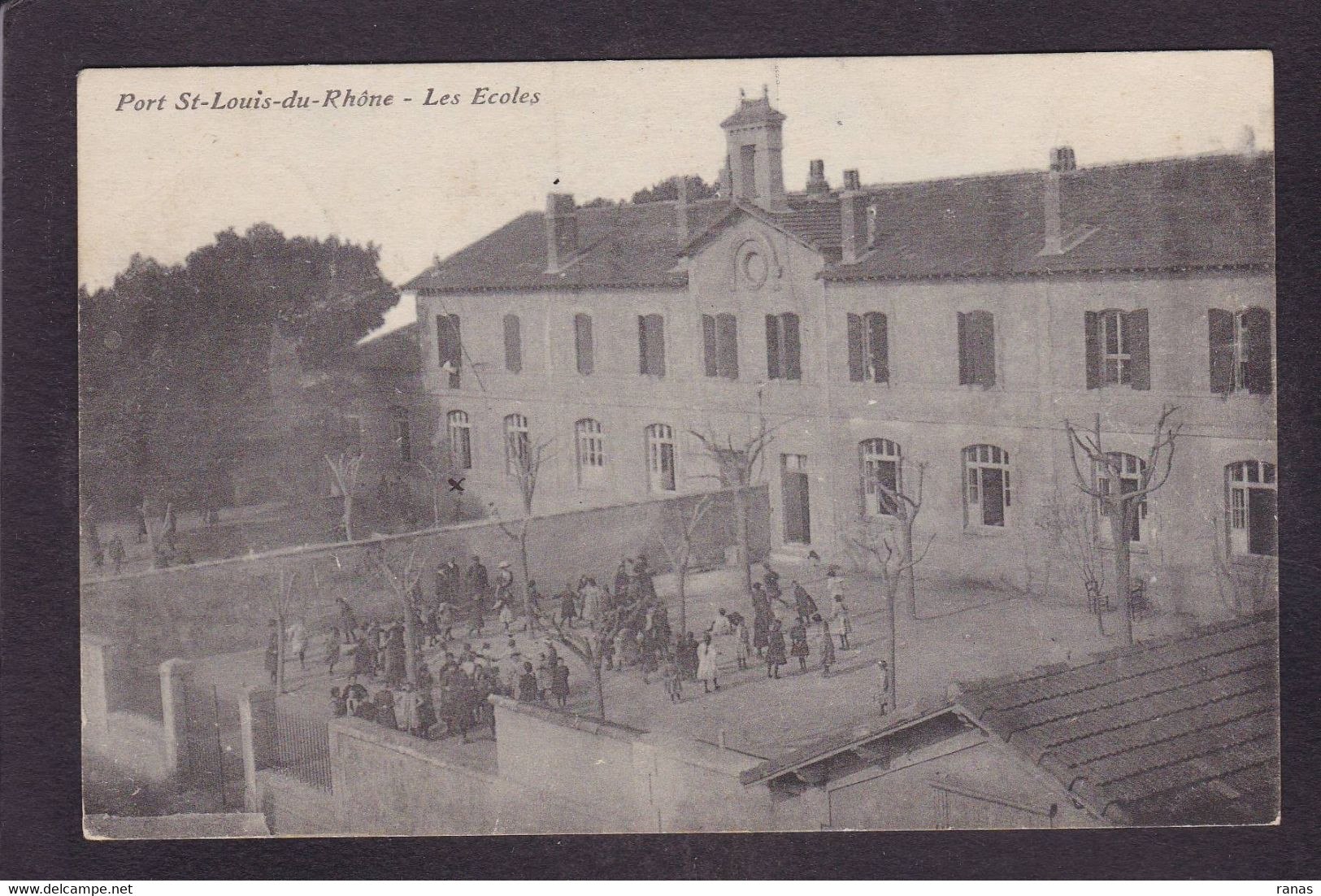 CPA Bouches-du-Rhône 13 Port Saint-Louis-du-Rhône Circulé Cachet Militaire - Saint-Louis-du-Rhône