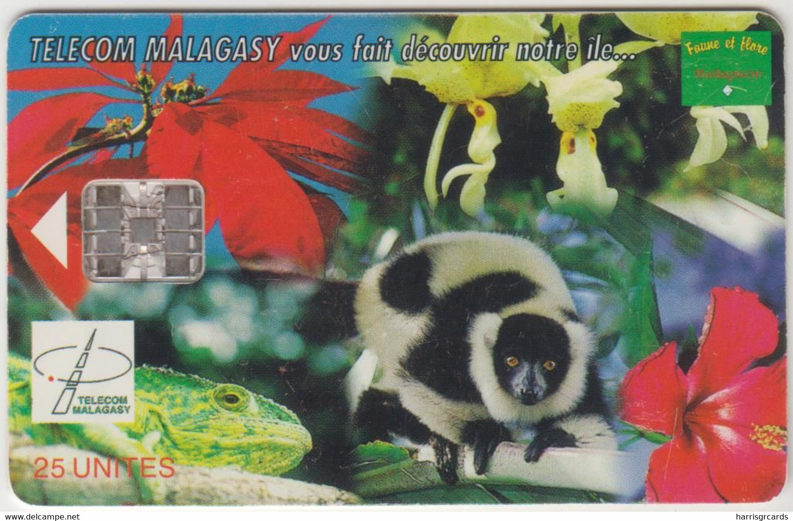 MADAGASCAR - Nature Of Madagascar,12/00, 25 U, Tirage 400.000, Used - Madagaskar