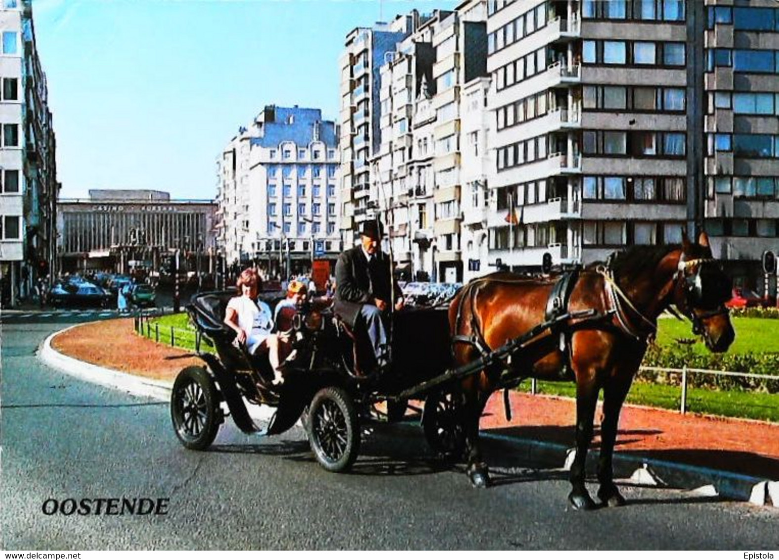 Fiacre     Attelage  Cheval  Ostende - Taxis & Fiacres